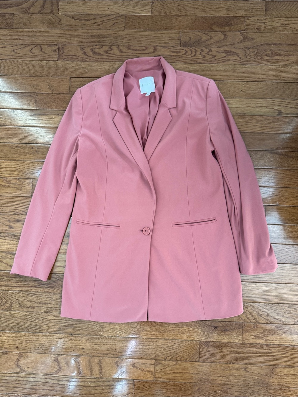 Leith Dusty Rose One-Button Blazer